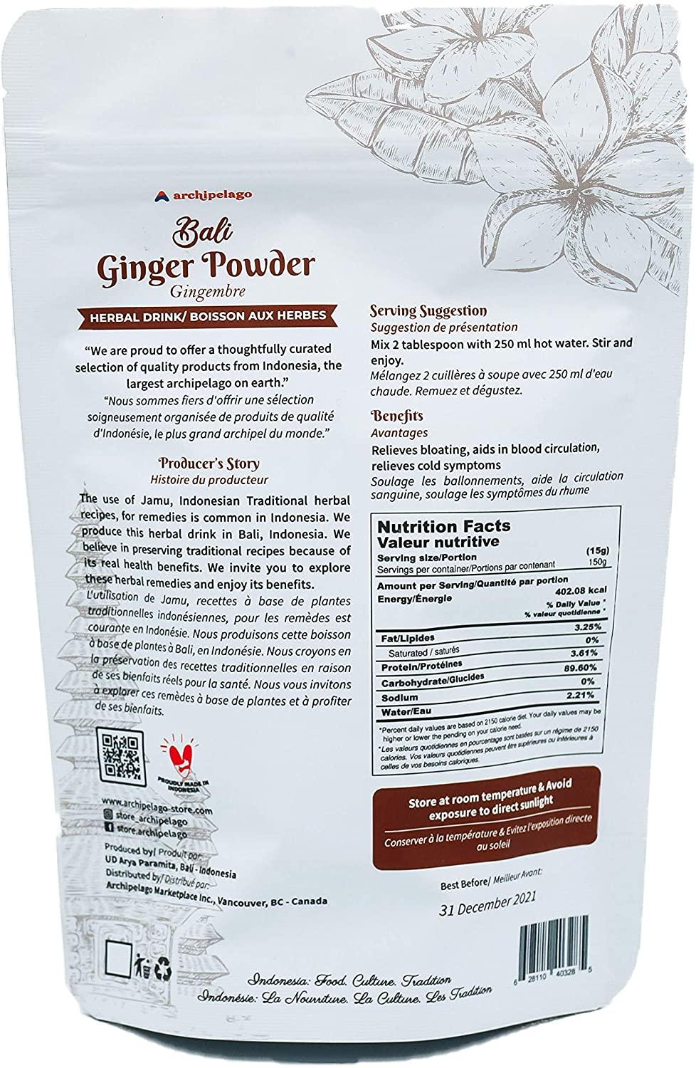 Bali Ginger Powder - Archipelago Foods