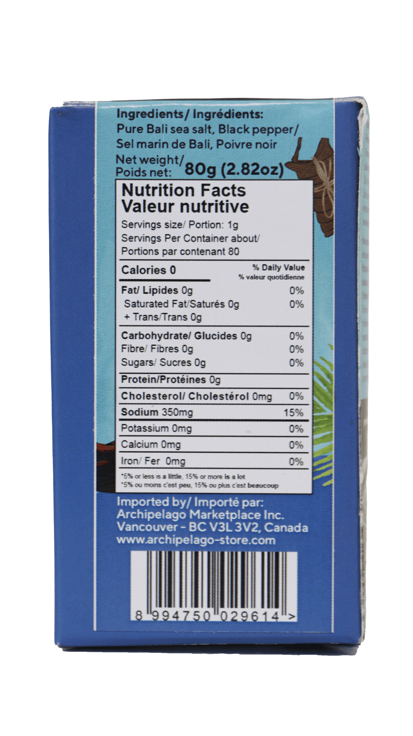 Bali Smoked Salt in Coconut Leaves - Archipelago Foods