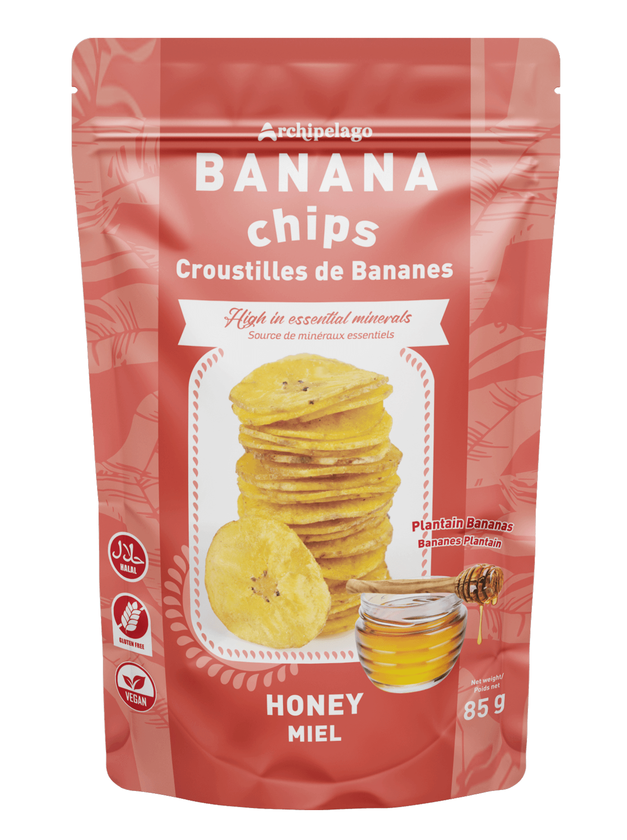 Banana Chips - Honey - Archipelago Foods