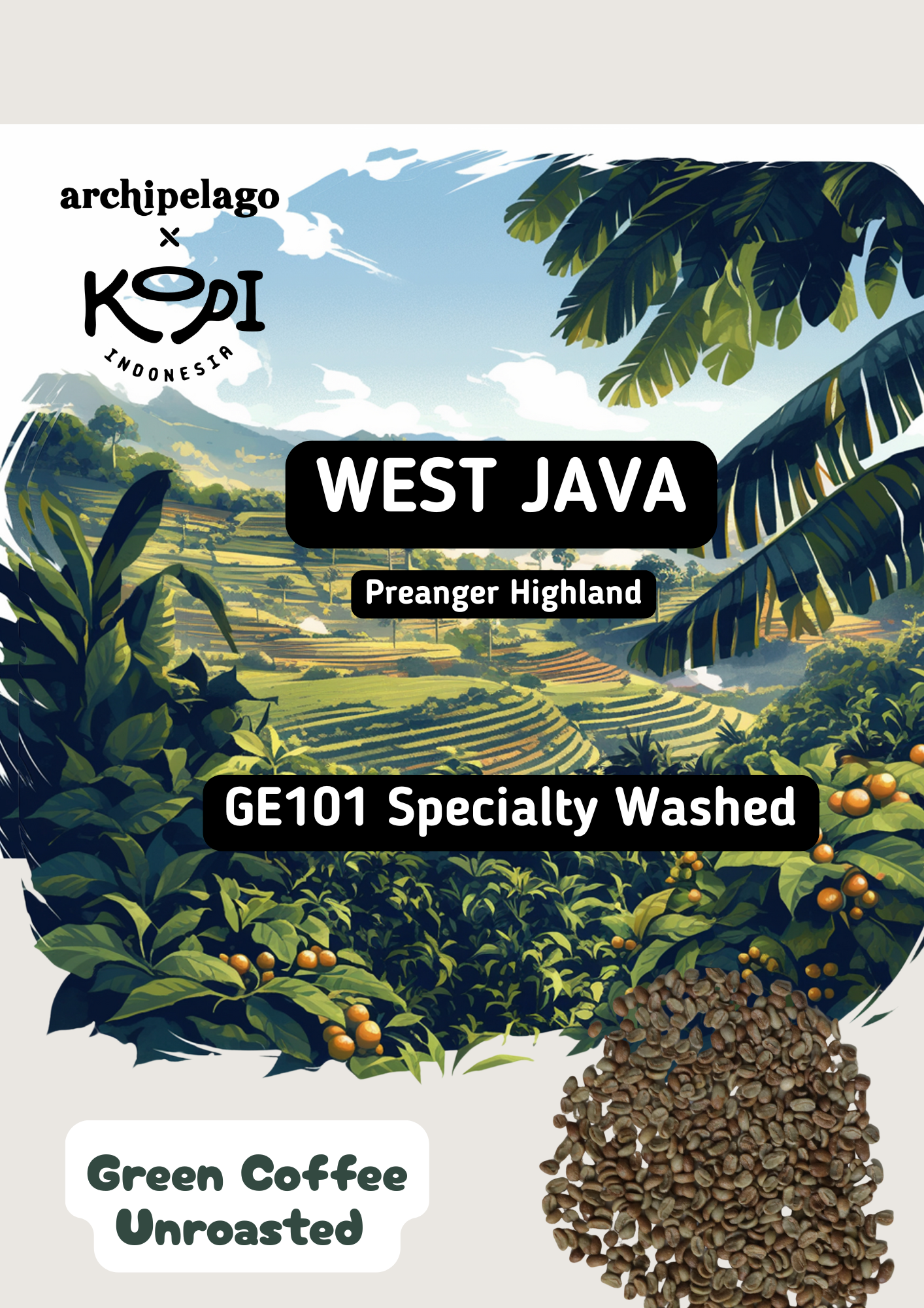 Green Coffee - West Java Specialty Wash - Archipelago