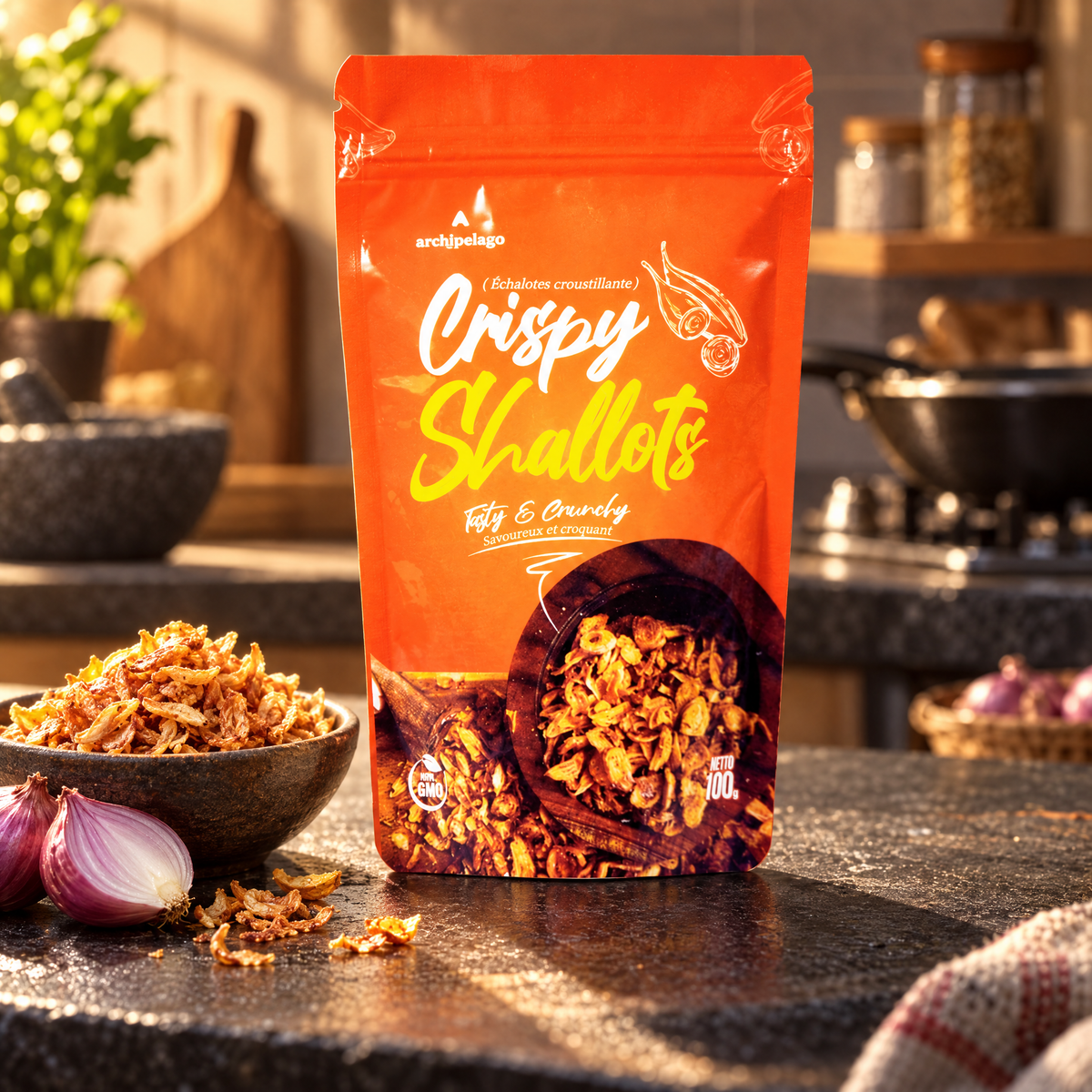 Crispy Fried Shallots, 100 g