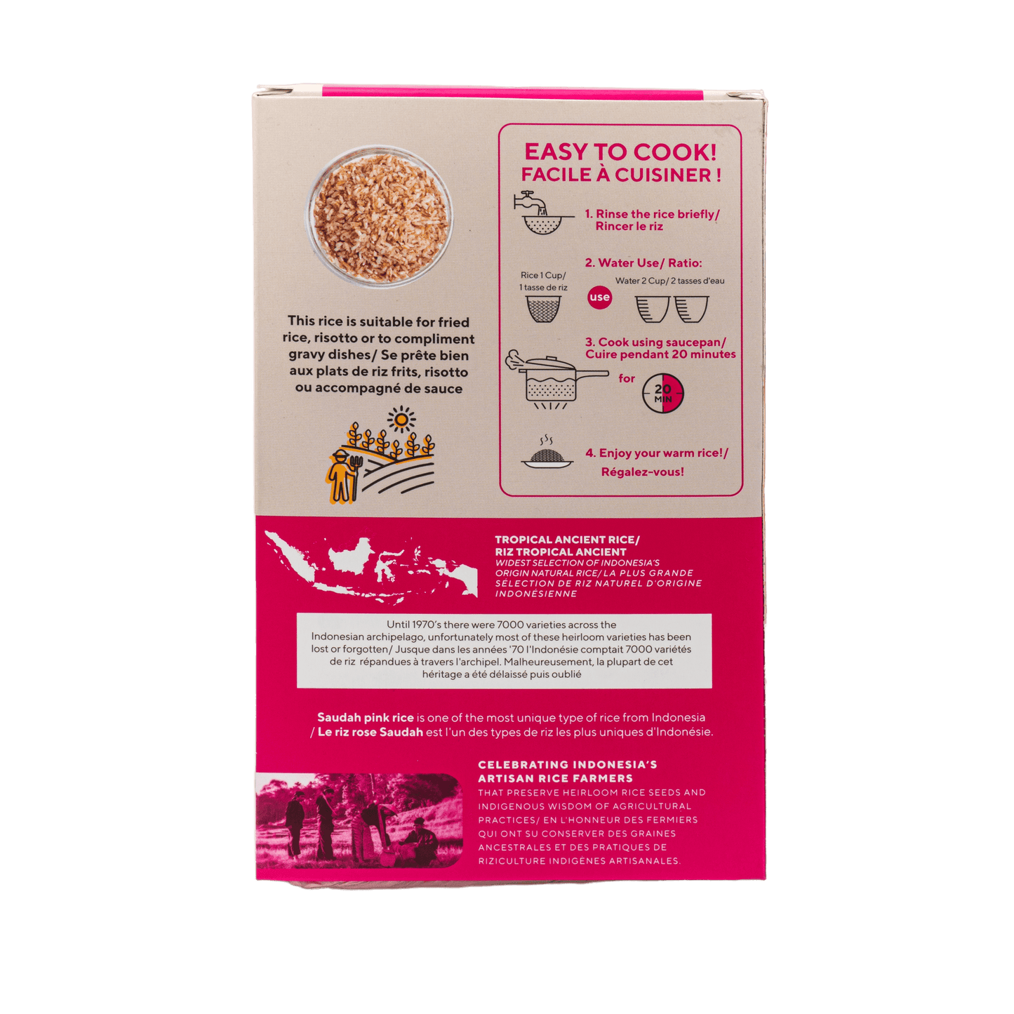 Aromatic Pink Rice - Archipelago Foods