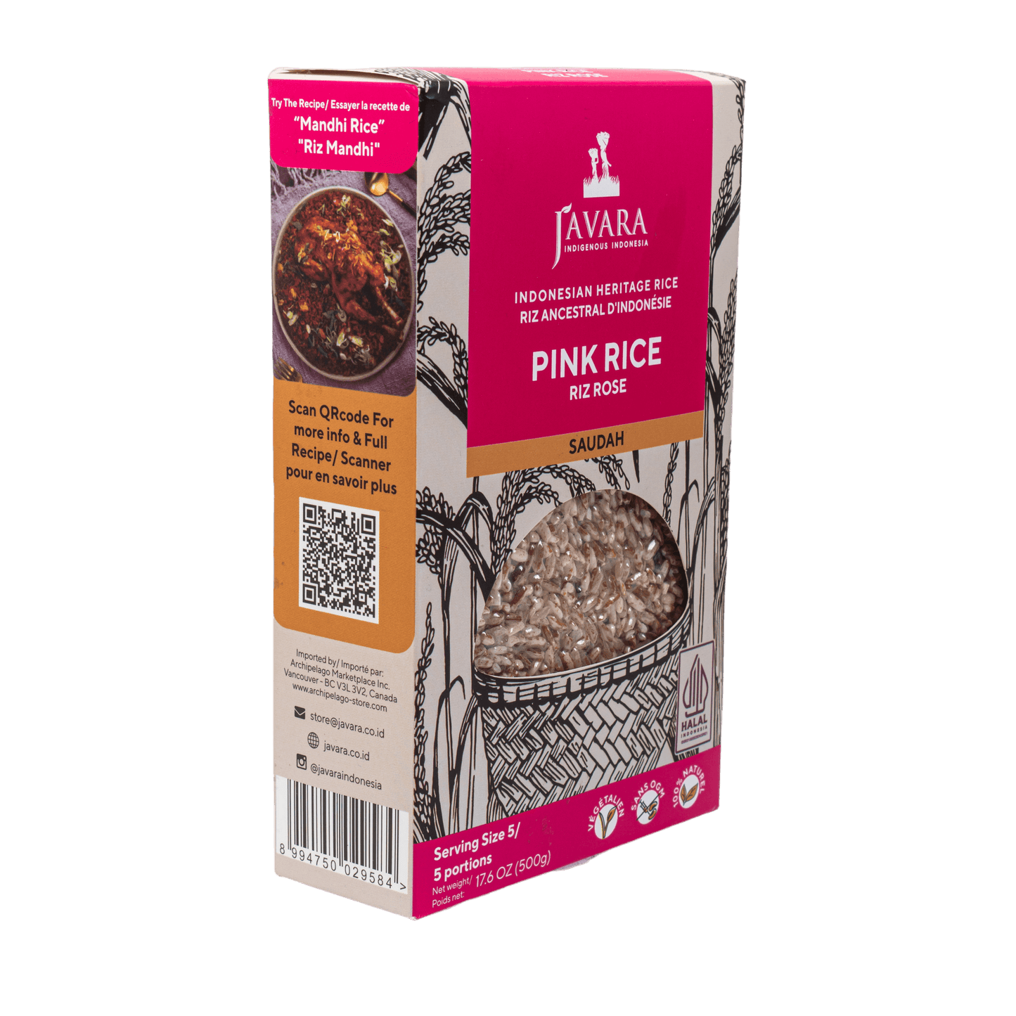 Aromatic Pink Rice - Archipelago Foods