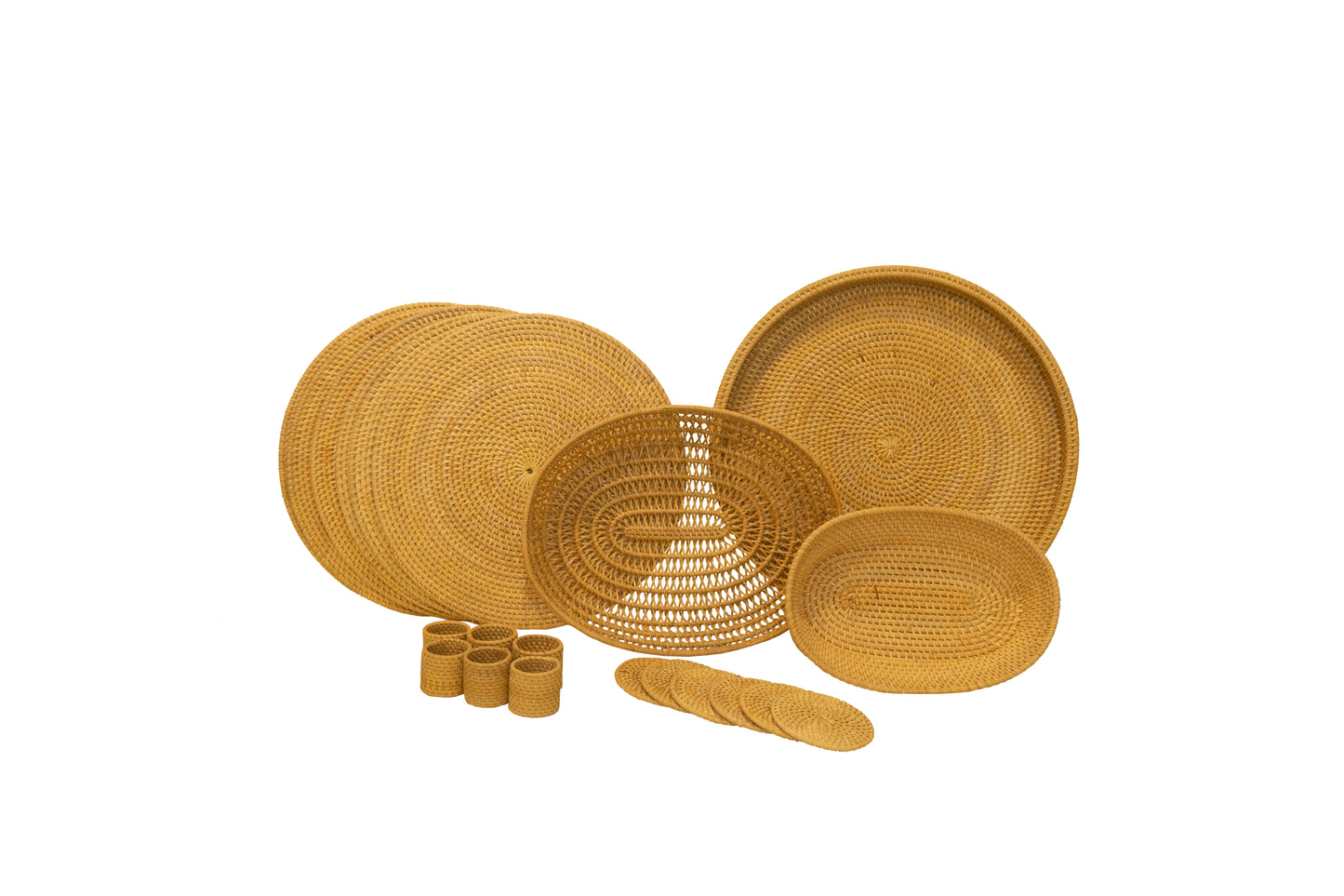 Rattan Brunch Hampers by Riani Rattan