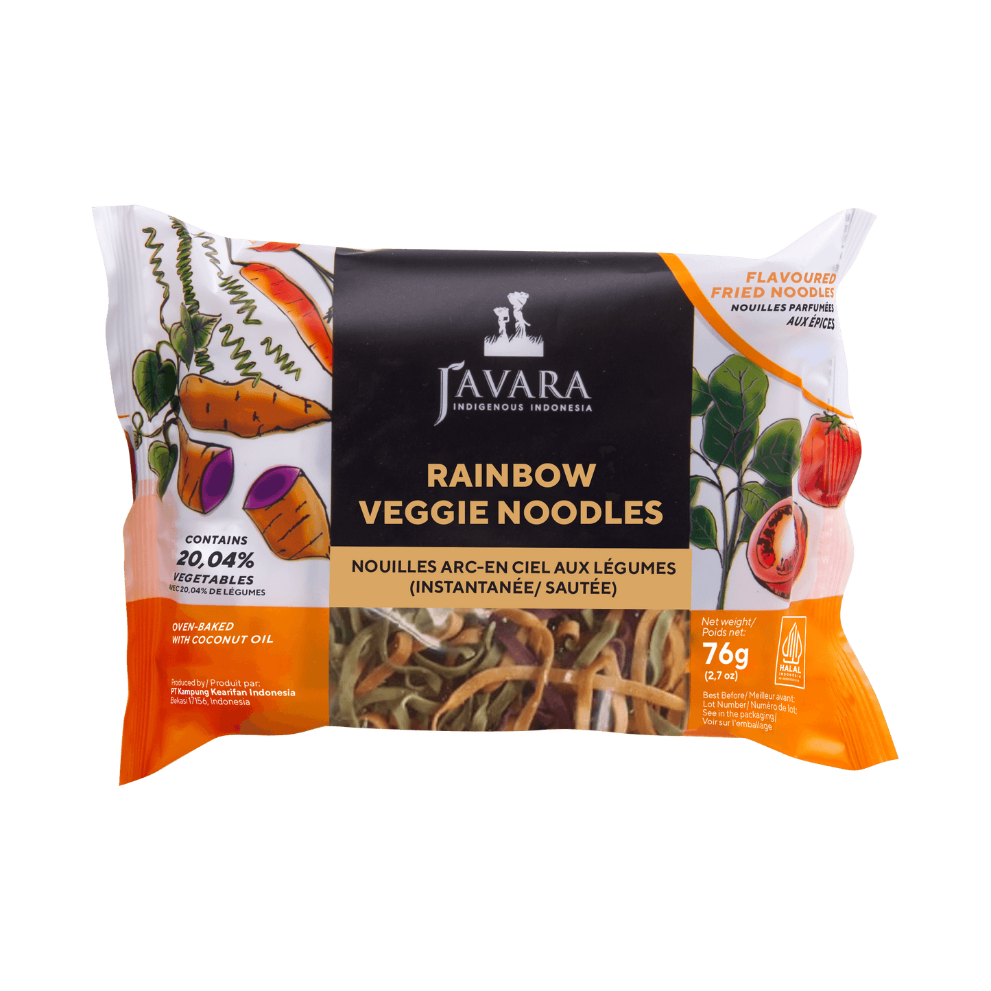 Rainbow Veggie Noodle with Seasoning - 1 Case (28pcs) - Archipelago Foods