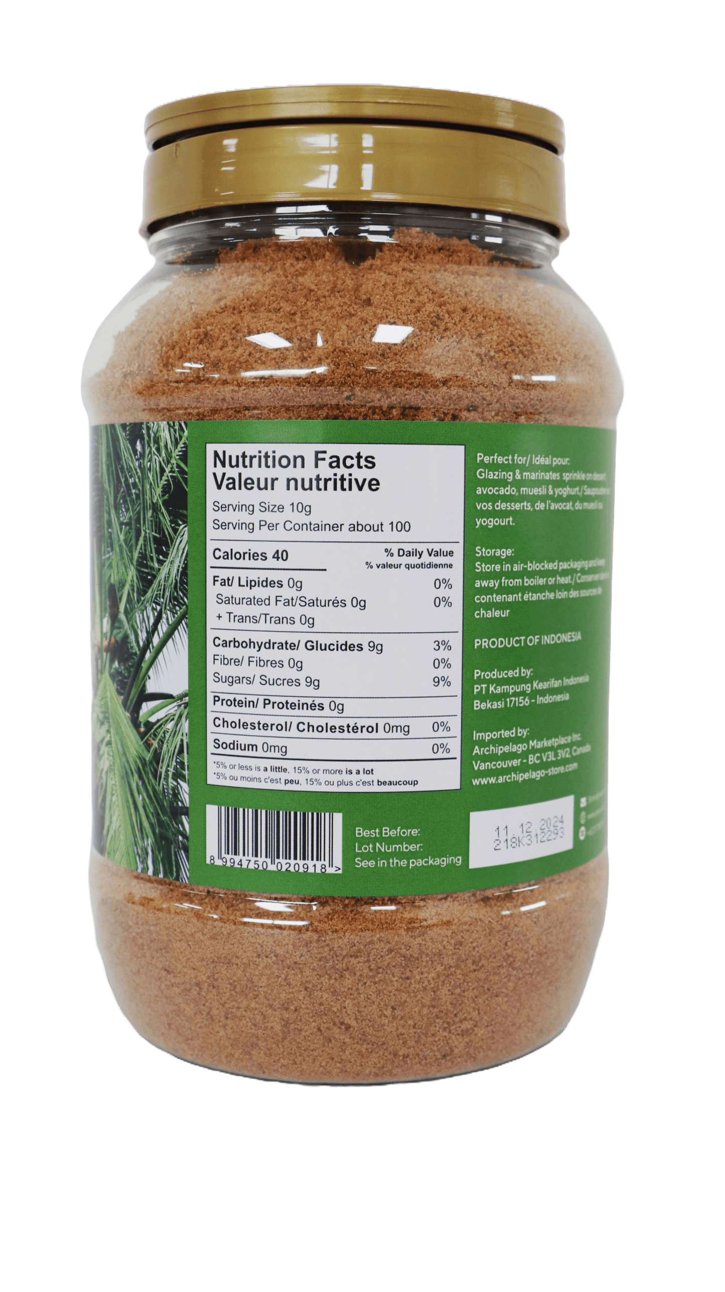 Organic Crystal Coconut Sugar - Archipelago Foods