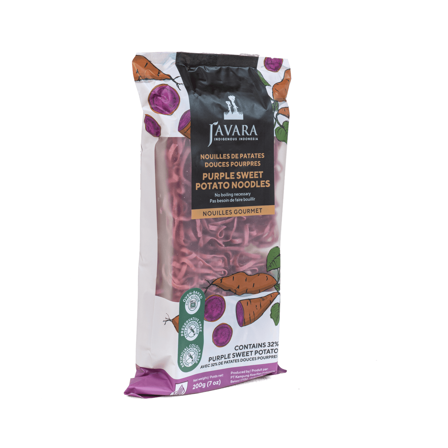 Purple Sweet Potato Noodles - 1 Case (12 pcs) - Archipelago Foods