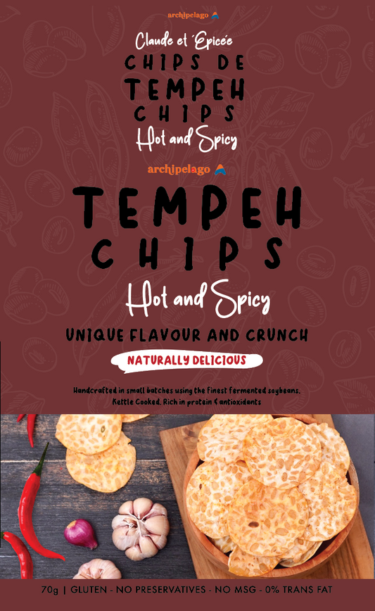 Tempeh Chips Hot & Spicy