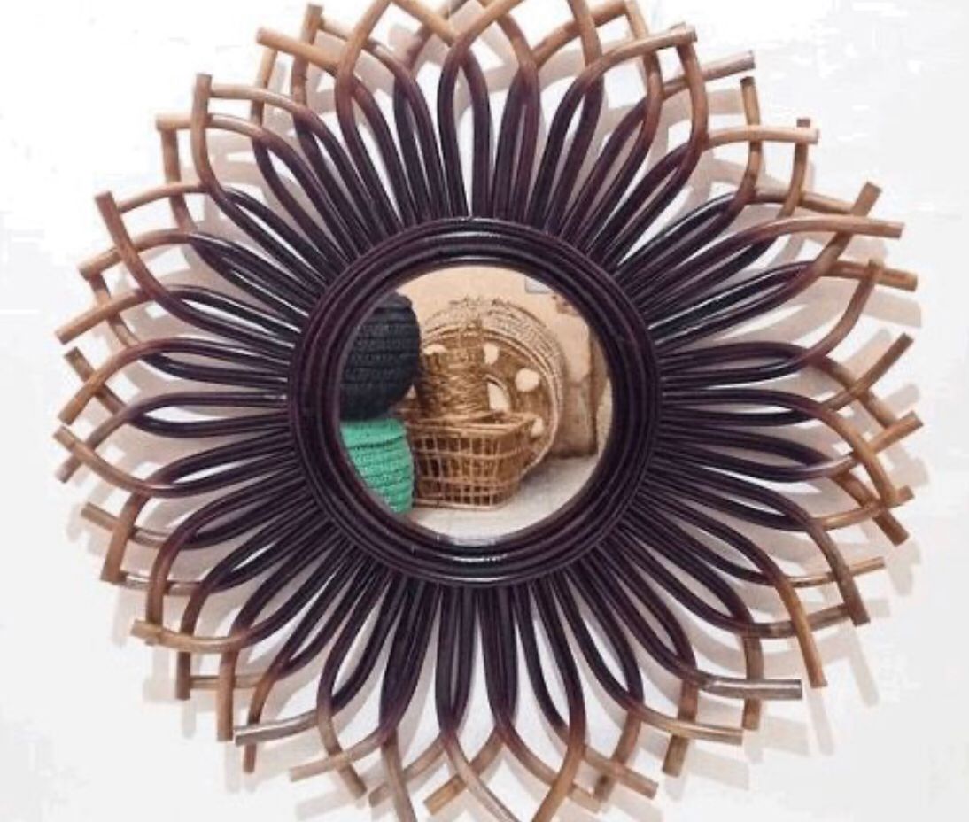 Mirror Rotan Gradasi by Gudang Handycraft