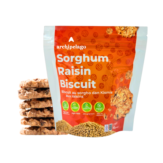 Organic Sorghum Raisin Biscuit - Archipelago