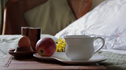 Ceramic Breakfast Cup & Saucer
