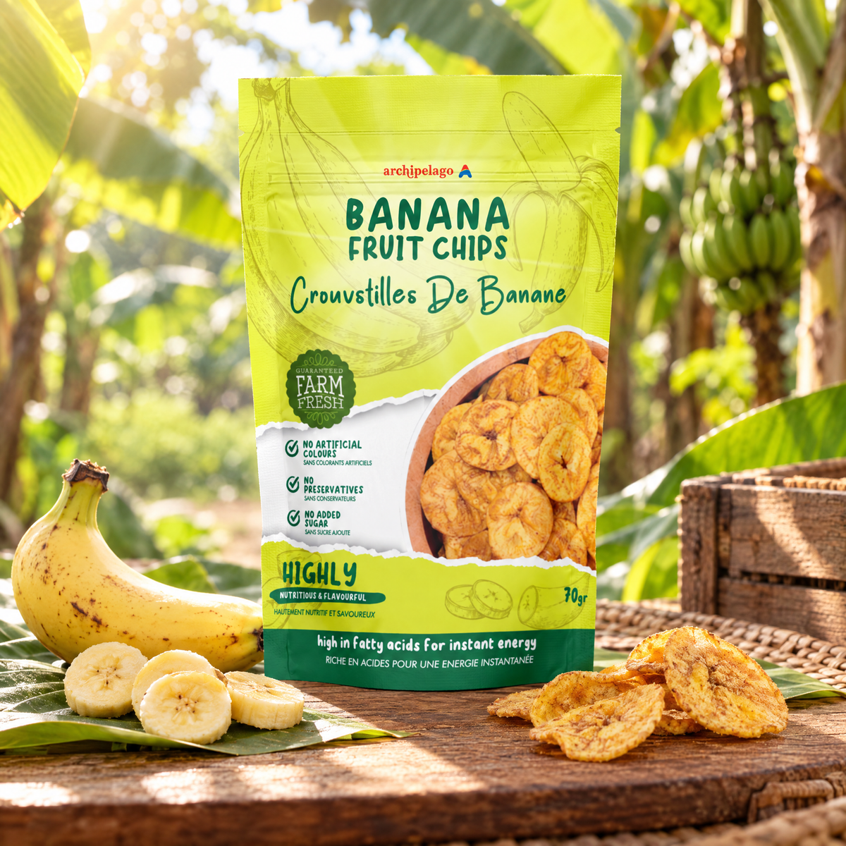 Banana Chips, 70 g