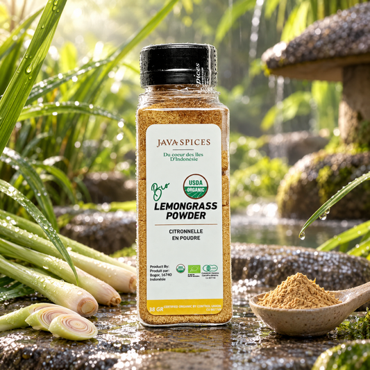 Organic Lemongrass Powder, 38 g