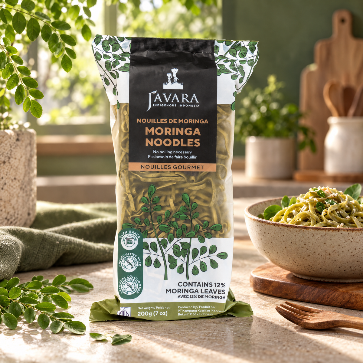 Javara Moringa Noodle, 200 g