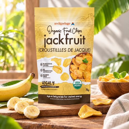 Organic Jackfruit Chips, 70 g