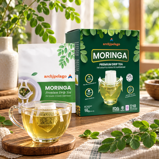Organic Moringa Drip Tea, 16 g