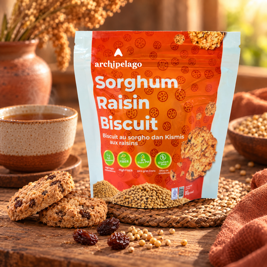 Organic Sorghum Raisin Biscuit, 80 g