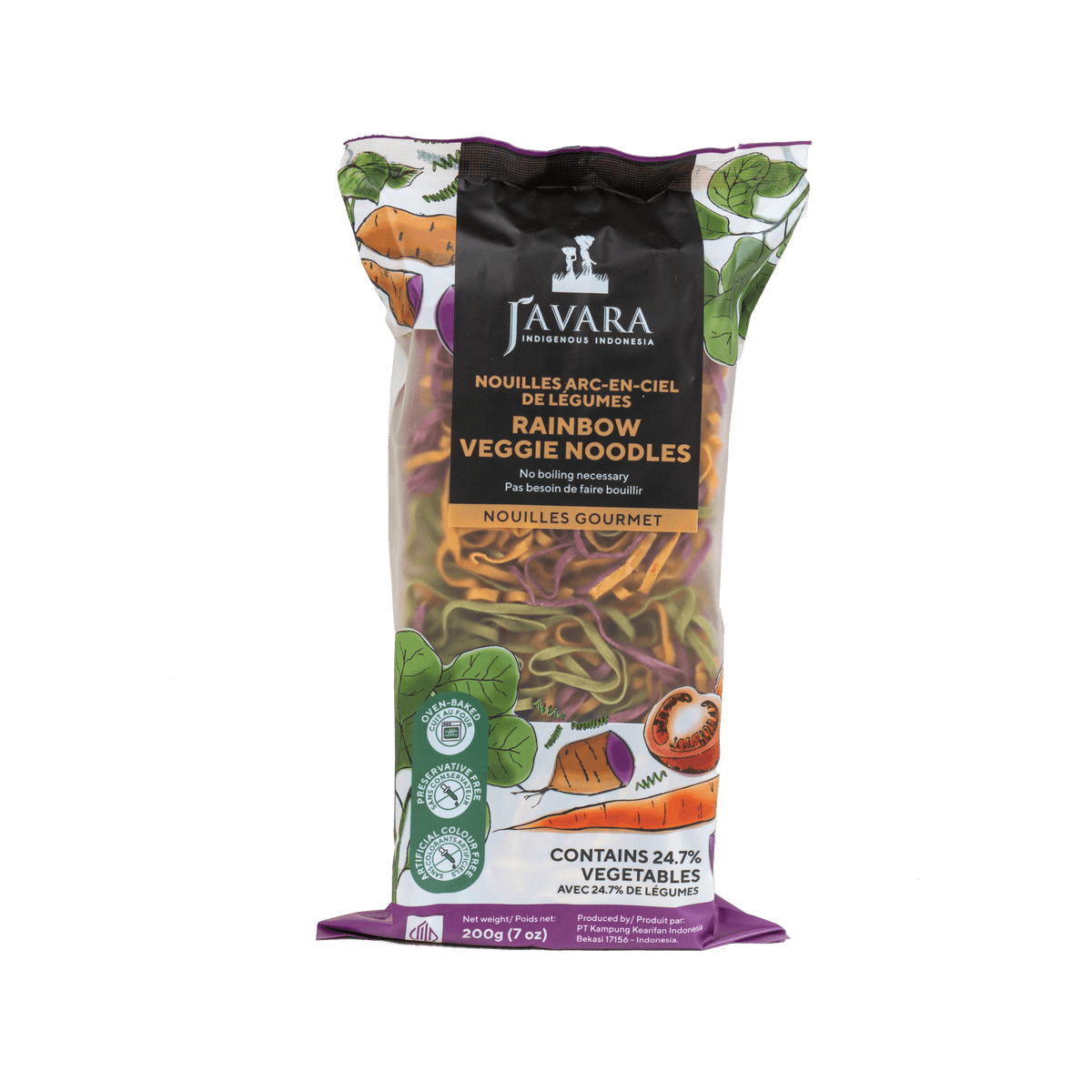 Rainbow Veggie Noodle - 1 Case (12 pcs) - Archipelago Foods 