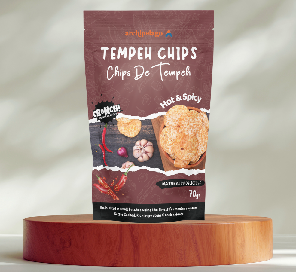 Tempeh Chips - Hot 'n Spicy - Archipelago