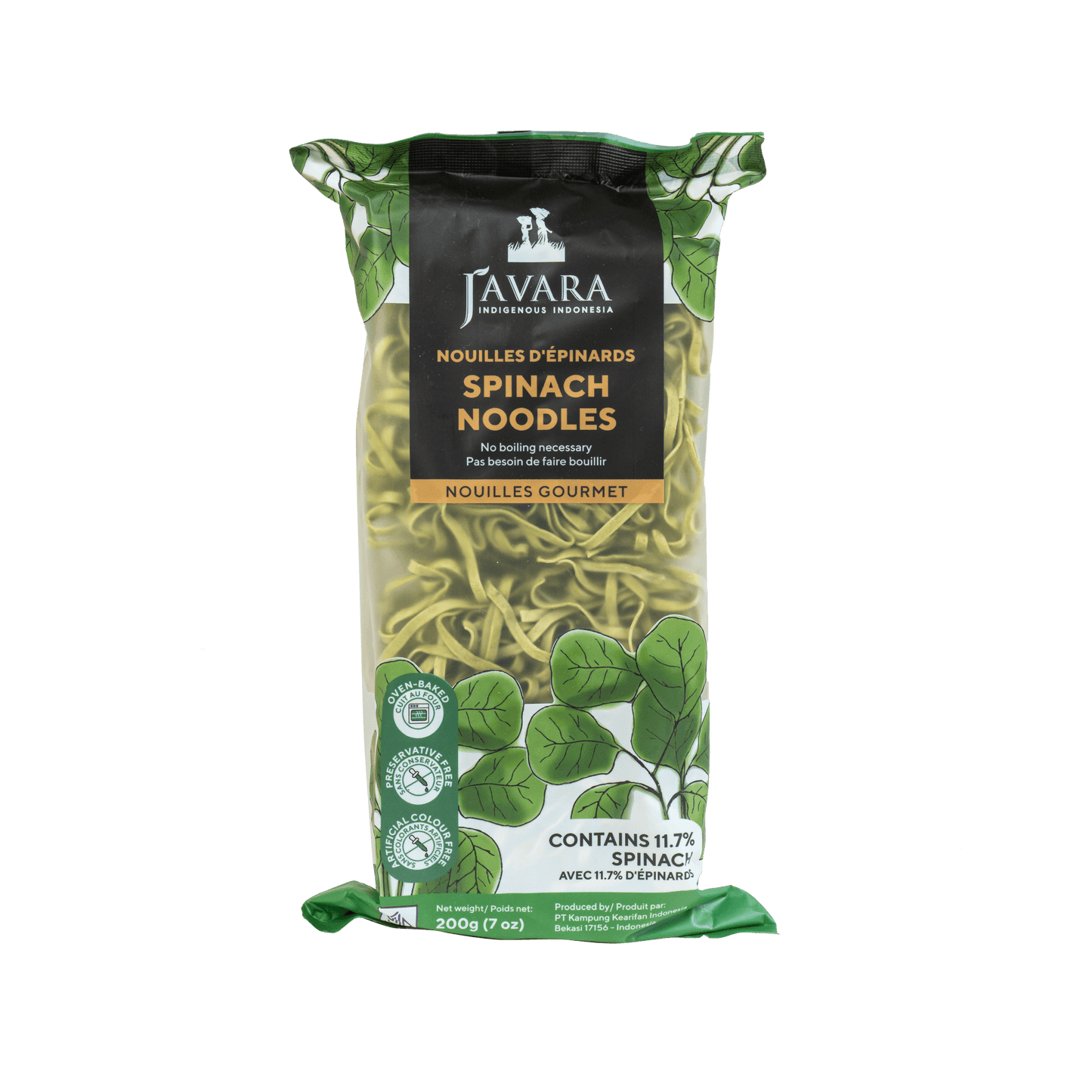 Spinach Noodle - 1 Case (12 pcs) - Archipelago Foods 