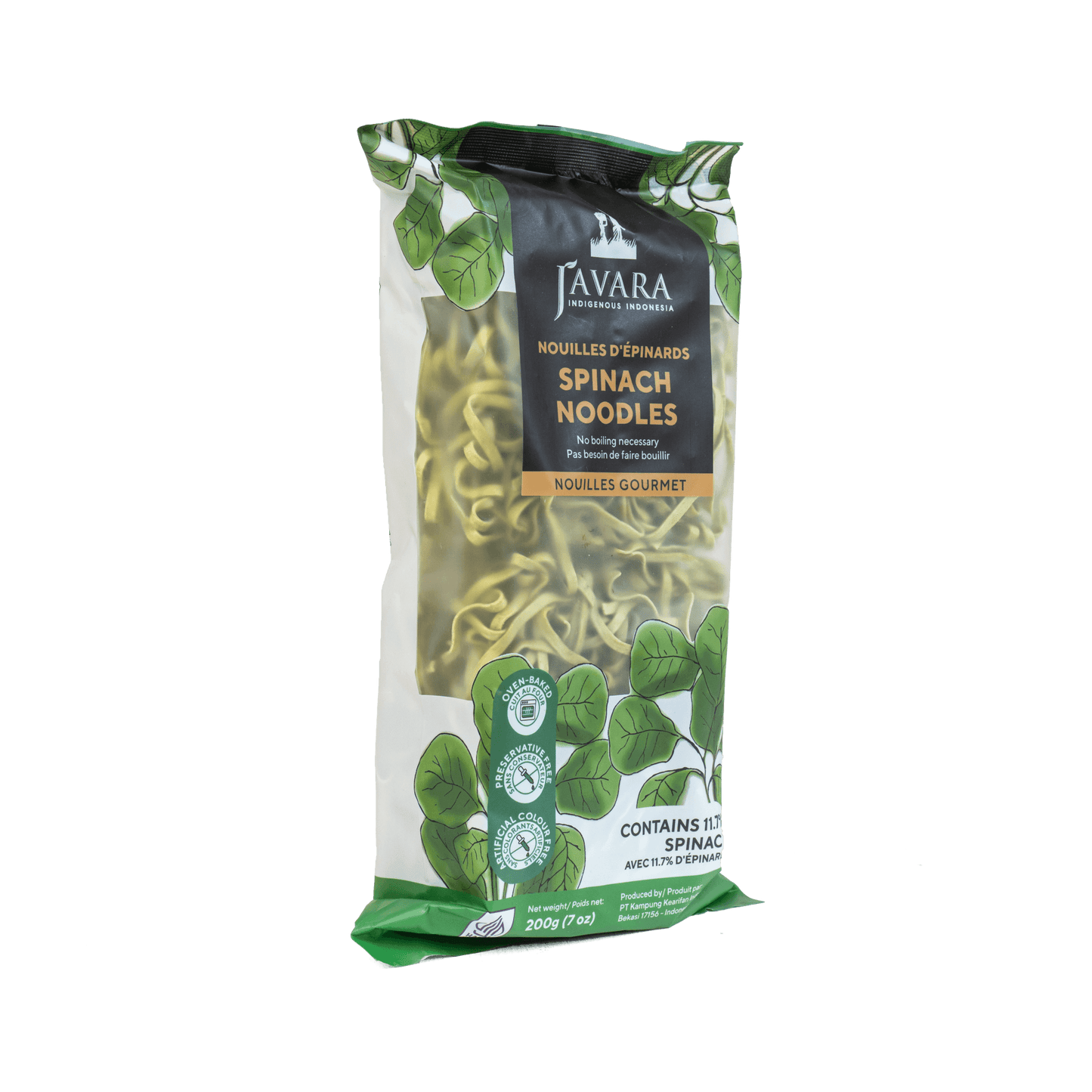 Spinach Noodle - 1 Case (12 pcs) - Archipelago Foods 