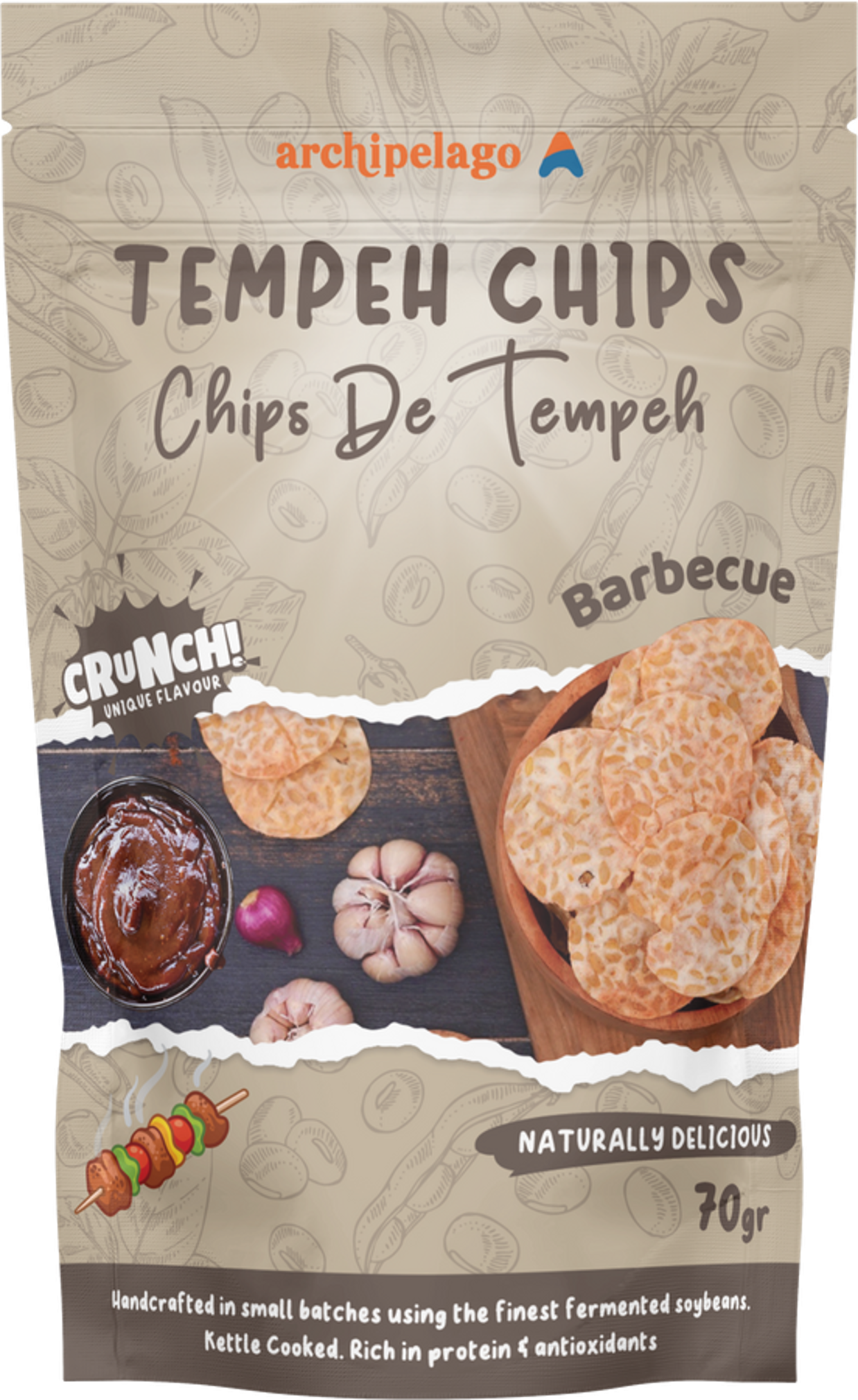 Tempeh Chips - Barbercue