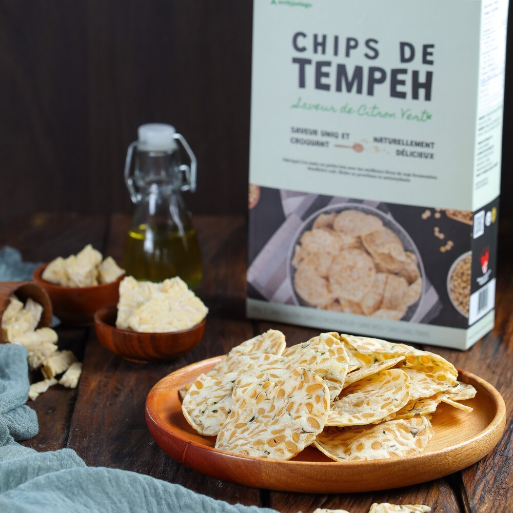 Tempeh Chips Lime
